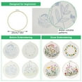 thumbnail image 4 of Embroidery Starter Kit Hand-made Cross Stitch Kit with Pattern and Instruction, 4 of 8