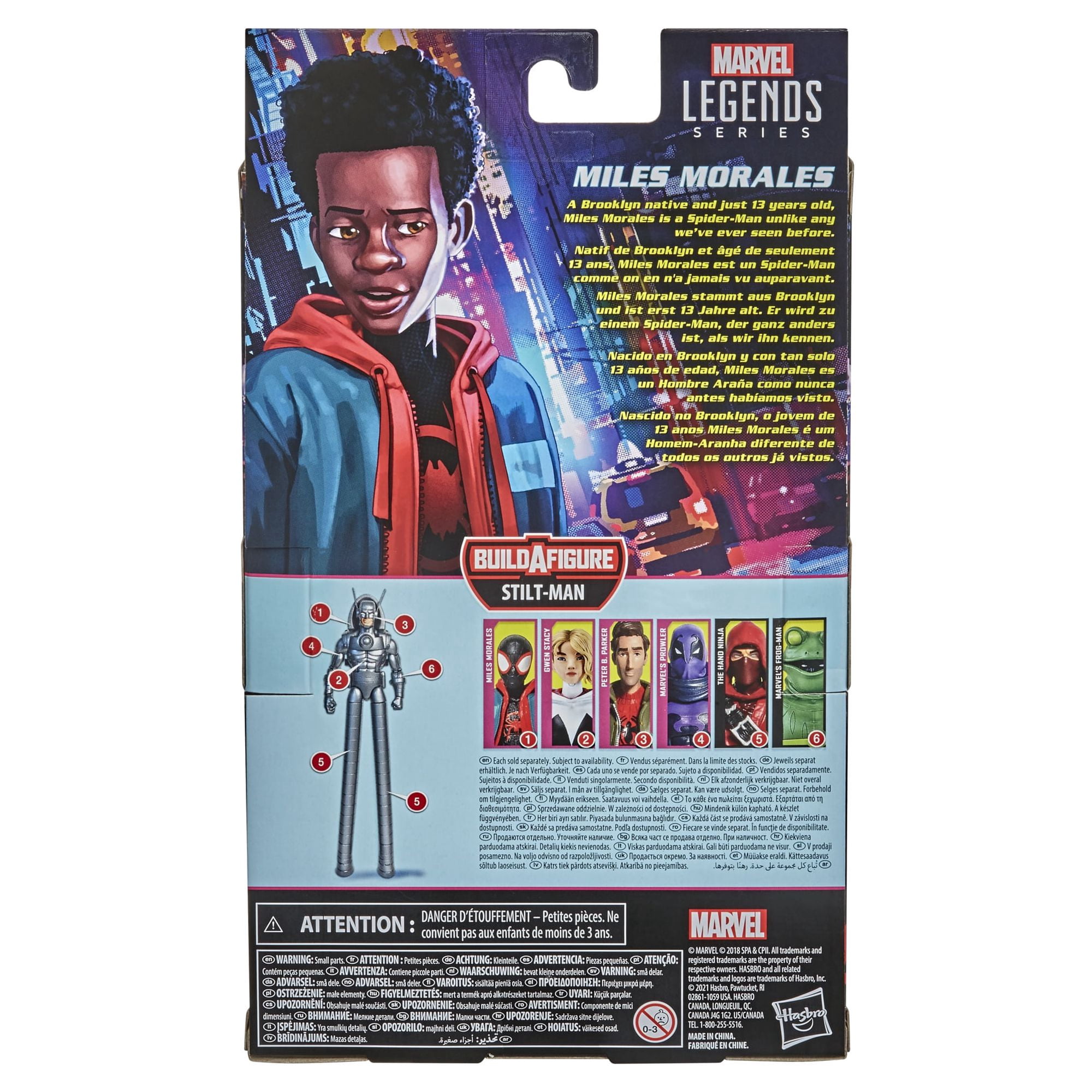 Hasbro Marvel Legends Series Spider-Man: Into the Spider-Verse Miles Morales
