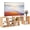 Oak, variant on LinkRomat 2 Cube Open Bookshelf Bookcase,L-Shaped TV Console Stand with Open Storage Shelves for CDs/Movies/Books,Perfect for Living Room,Bedroom(41" Rustic Brown)