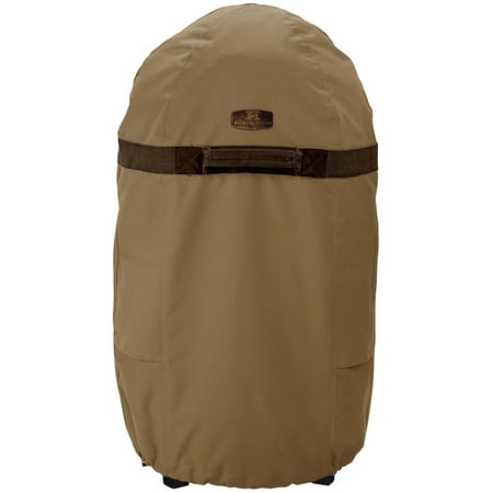 Classic Accessories Hickory Round Smoker/Fryer Patio Storage Cover, Up to 24" Diameter, Large