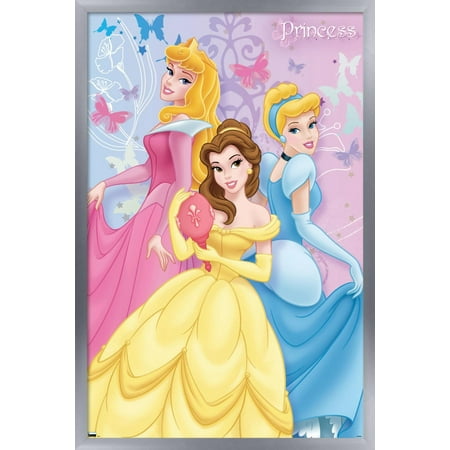 Disney Princess - Butterfly Wall Poster, 14.725" x 22.375", Framed