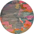 thumbnail image 4 of Unique Loom Aurora Collection Area Rug - Granna (8' Round Gray/Blue), 4 of 7