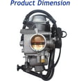 thumbnail image 3 of Waltyotur Carburetor Carb Replacement for Honda Foreman Rubicon 500 TRX500 2001-2014 Replacement for 16100-HN2-013 16100-HN2-A24, 3 of 5