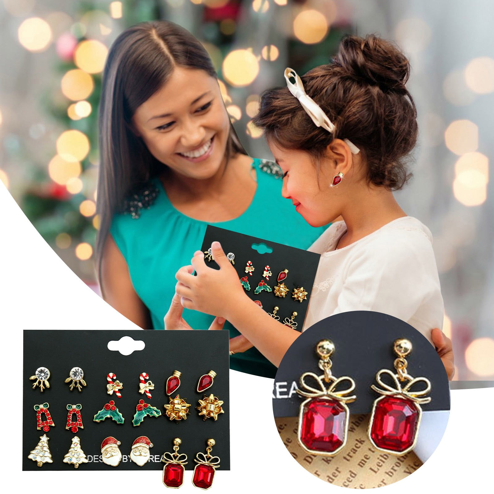 Christmas earrings near on sale me