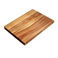 thumbnail image 2 of Leeye 3 Piece Acacia Wood Cutting Board Set, Natural Wood Chopping Board with Storage Stand, Kitchen Serving Board for Meat Cheese, 2 of 5