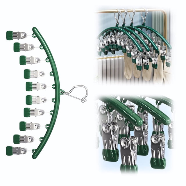 Home Textile Storage Clearance A Pants Hanger With 10 Clips That Can Accommodate Small Clothes A Clothes Hook That Space And A Wardrobe For Hanging And Storing Clothes, Home Textile Home Textile Sto