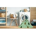 thumbnail image 2 of Ahgly Company Machine Washable Indoor Rectangle Transitional Mint Green Area Rugs, 2' x 5', 2 of 7