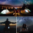 thumbnail image 5 of Luces de camping, luces de tienda de campaña con mosquetones, 2 uds., tienda de campaña impermeable, luz LED, lámpara de luz de emergencia portátil para acampar Sincero  Hogar, 5 of 5