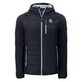 thumbnail image 2 of Men's Cutter & Buck Black New York Yankees Rainier PrimaLoft Eco Full-Zip Hoodie, 2 of 3