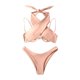 thumbnail image 5 of WILLBEST Trajes de Baño Mujer Bikini Con Tirantes de Color Liso Para Mujer, E y Cómodo, 5 of 5
