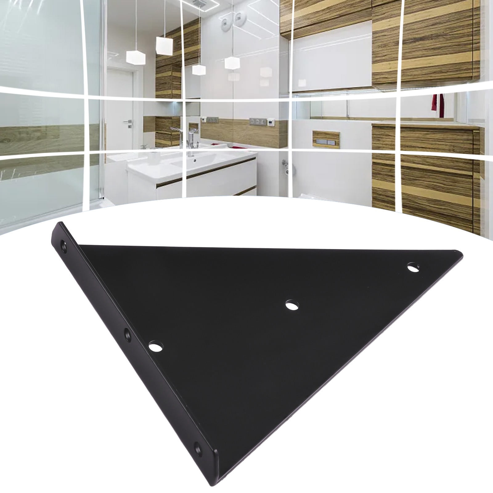 Triangle Shelf Support Brackets Heavy Duty Wall Mounted Invisible Furniture
