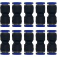 thumbnail image 1 of GFDYREE Connecteur Pneumatique Rapide 8mm x 8mm pour Raccords Droit (Lot de 10), 1 of 2