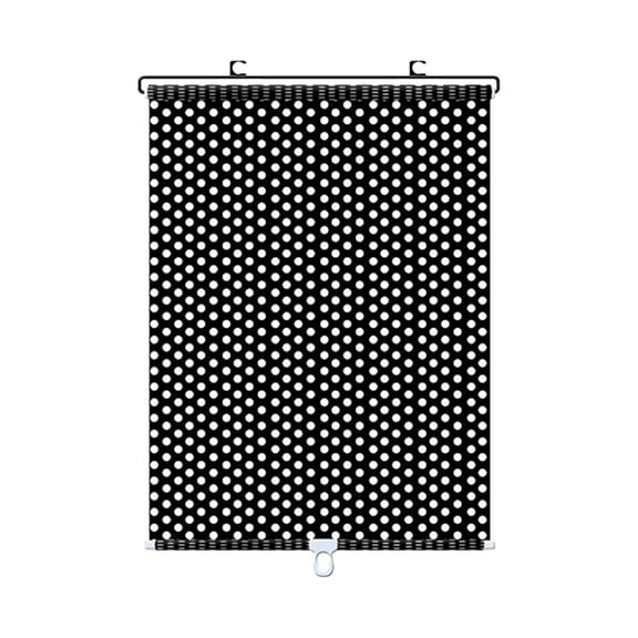 Fnochy Retractable Car Sunshade Roller Blinds for Windows Sun Protection Heat Blocking UV Resistant Lightweight PVC Sunscreen Privacy Cooling Easy Install