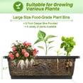 thumbnail image 3 of VIBESPARK 4Ft Raised Garden Bed, Vertical Garden Planters with 5 Tier Plant Boxes, Elevated Planter for Vegetables Flower Herb Patio, 26in x 22.75in x 44.75in, 3 of 9