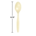thumbnail image 2 of Party Central Solid Reusable Party Spoons - 6.75" - Pale Yellow - Club Pack of 288, 2 of 2