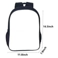 thumbnail image 3 of Kuromi Backpack Printed Travel Backpack For Daily Work Sports Backpack Travel Bag 17 inch, 3 of 6