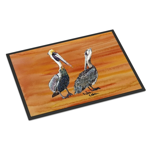 Carolines Treasures 8407-JMAT Pelican Doormat 24x36 36"L x 24"W multicolor