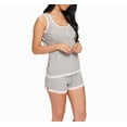 thumbnail image 2 of Conjunto de Pijama Para Mujer Camiseta Sin Mangas y Pantalones Cortos de Pijama nine bull  S, 2 of 6