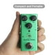 thumbnail image 4 of Pedal de efectos JDF-10 para guitarra con retardo analógico en verde oscuro - 3 controles ajustables, bypass verdadero y diseño en aleación de aluminio, 4 of 7