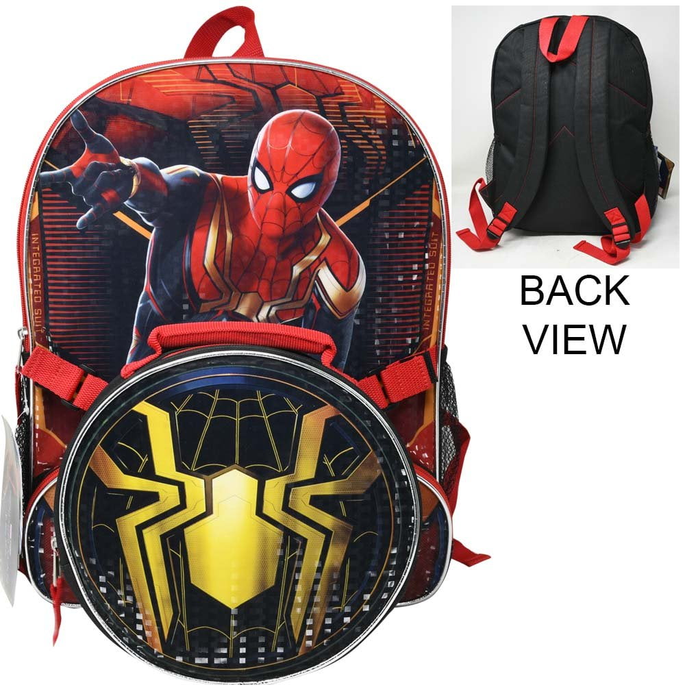 Marvel Spiderman Spider-Man 16" Full Size Backpack Metal Web A15501 