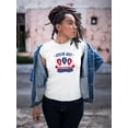 thumbnail image 2 of 4Th Of July Usa Balloons T-Shirt Women -Image by Shutterstock, Female Large, 2 of 4