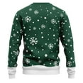 thumbnail image 4 of JIKNTTR Mens Christmas Sweater Christmas Reindeer Print Knit Turtleneck Pullover Cozy & Stylish Holiday Sweater Versatile Sweater Tops, 4 of 4