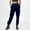 Navy, variant on Women's Casual Pants Loose Fit Mid Rise Elastic Waist Pants (Beige XXL)