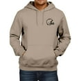 thumbnail image 2 of QHFBli Thermal Men's Hooded Sweatshirt Mens 2025 Football Graphic Hooded Sweatshirt Long Sleeve Loose Fit Pullover Comfortable Casual Streetwear Top Khaki S, 2 of 4
