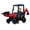 Red And Blue, variant on Luku 4 in 1 Ride on Excavator & Bulldozer, 12V Kids Electric Vehicle with Remote Control, Yellow