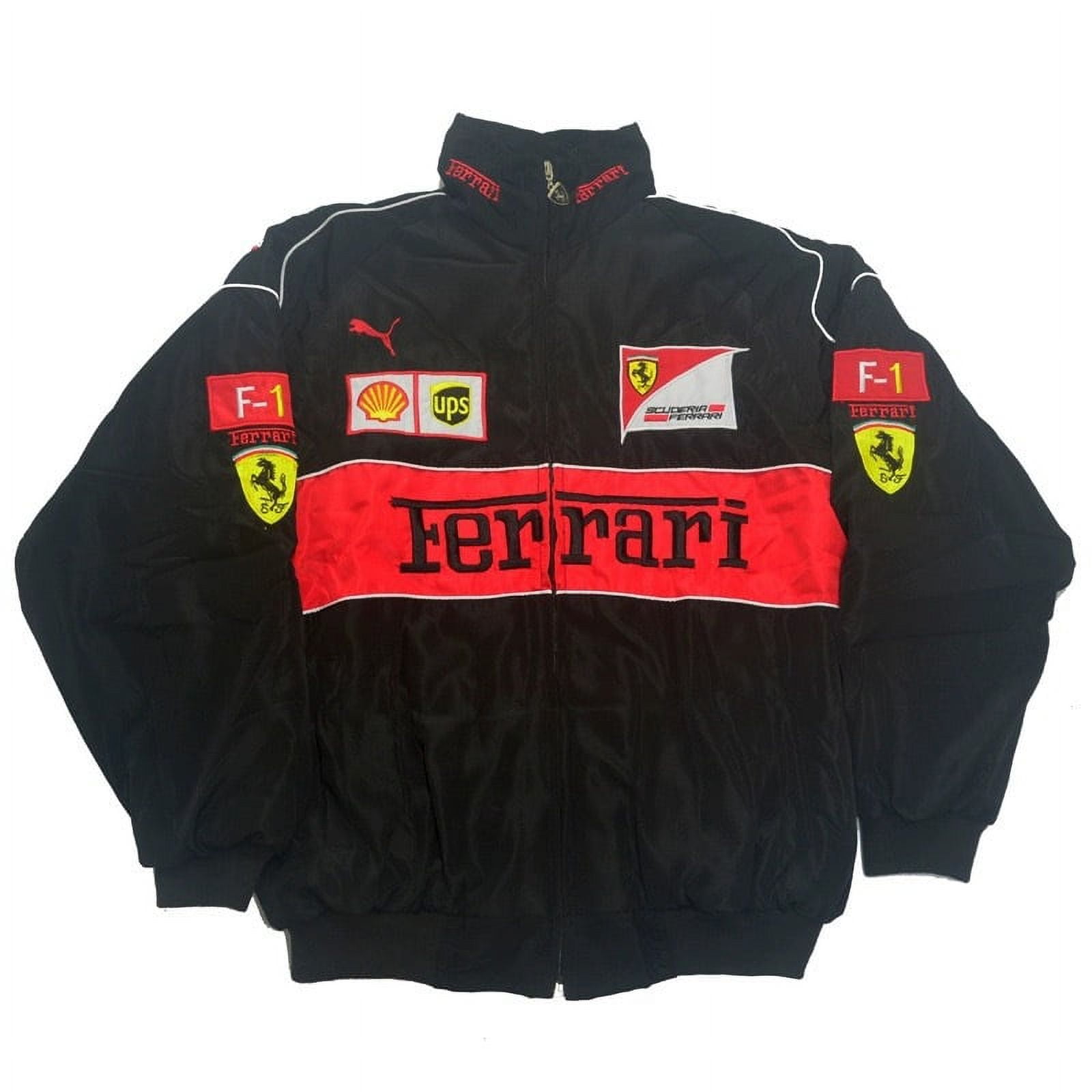 F1ジャケット Mサイズ F1 Racing Suit Tide F1 Personality Style, A159 Full Embroidery
