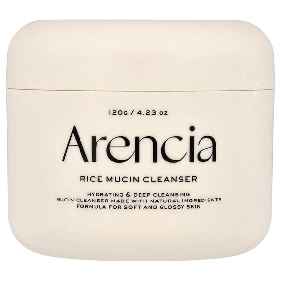 Arencia Rice Mucin Cleanser, 4.23 oz (120 g)