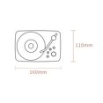 thumbnail image 5 of T12altavoz portátil de vinilo Vintage inalámbrico por Bluetooth multifunción para interior Likrtyny y exterior música vibrador para casa habitación fiesta, 5 of 5
