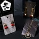thumbnail image 1 of 800 Tarjetas de Exhibición de Collar, Tarjetas Colgantes de Exhibición de Joyería Veteada, Etiquetas Colgantes de Joyería, para 400 Respaldos de Arete DYNWAVEMX tarjetas de exhibición de pendientes, 1 of 8