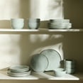 thumbnail image 2 of Stone Lain Mirella 24-Piece Dinnerware Set Stoneware, Light Green, 2 of 6