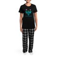 thumbnail image 4 of CafePress - Thistles Lamont Women's Dark Pajamas - Women's Short Sleeve Print T-Shirt and Pants Dark Cotton Pajama Set, 4 of 7
