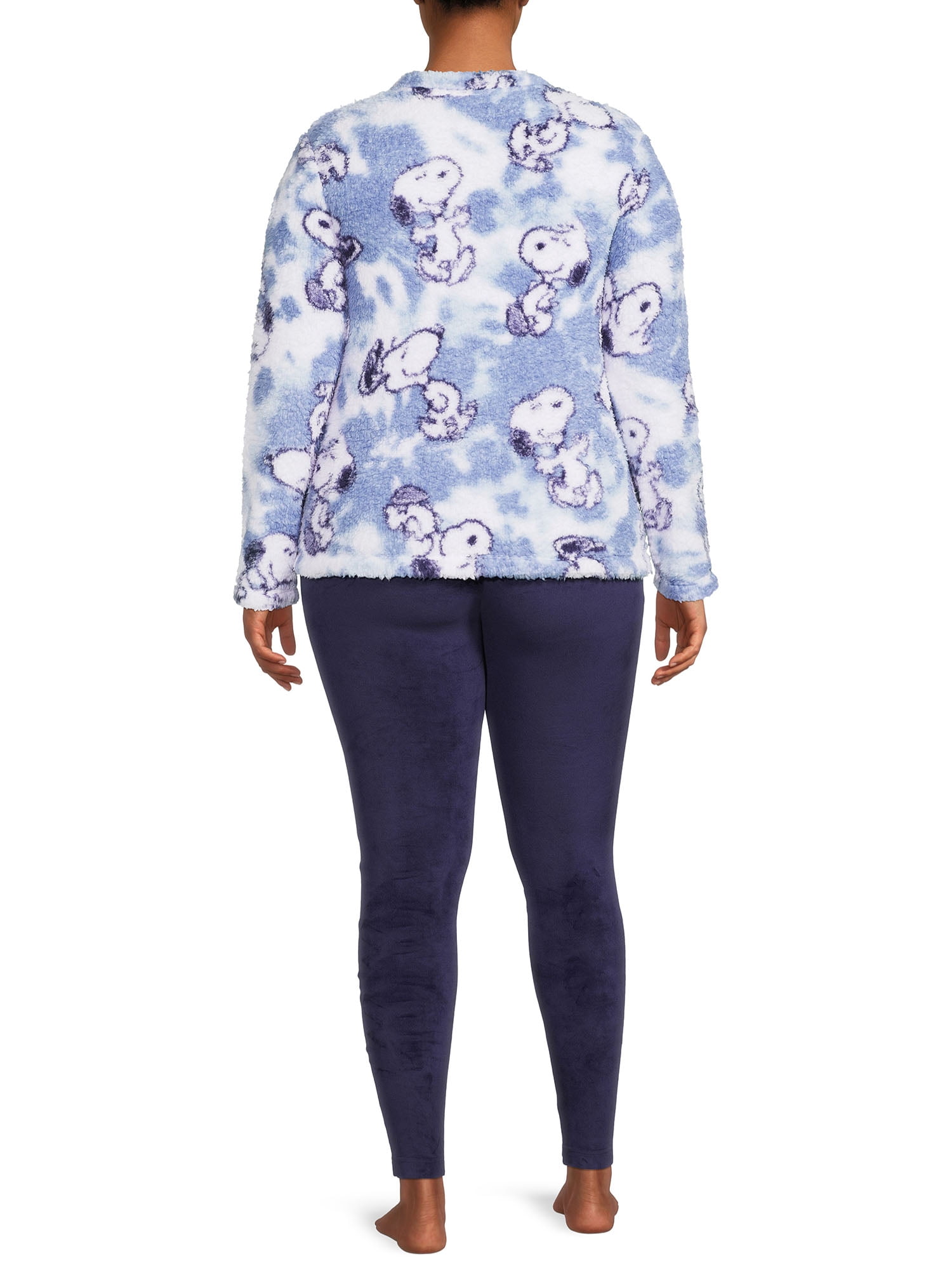 Peanuts Snoopy Women's and Women's Plus License Pajamas 2 Piece Set