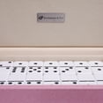 thumbnail image 7 of Silverman & Co. Double 6 Large White Domino Set - Pink Case, 7 of 7