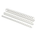 thumbnail image 3 of Fellowes Mfg Co. 52372 1/2 in. Diameter 90 Sheet Capacity Plastic Comb Bindings - White (100/Pack), 3 of 5