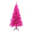 thumbnail image 1 of The Perfect Holiday 4' Pink Canadian Pine Christmas Tree | 291 Tips, Dia 30" | Includes Metal Stand (PVC-4PK), 1 of 5