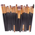 thumbnail image 2 of Juego de 20 brochas de maquillaje para base, crema líquida, polvo de mezcla, sombra de ojos, colorete, 2 of 7