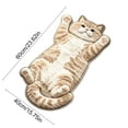 thumbnail image 6 of AMARHH Cat Shaped Fluffy Plush Floor Mat, Washable Faux Fur Animal Rug for Home Bedroom Living Room, Soft Cozy Bedside Decor Accent for Cat Lover Gift, 6 of 6