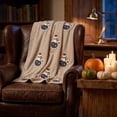 thumbnail image 6 of Fall Throw Blankets, Fall Maple Leaf Thanksgiving Flannel Soft Blanket, Comfort Lightweight Throw Blanket Halloween Themed, for Couch Bed Sofa Decor, 6 of 6