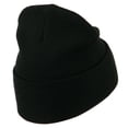 thumbnail image 3 of Christmas World Peace Embroidered Beanie - Black OSFM, 3 of 5