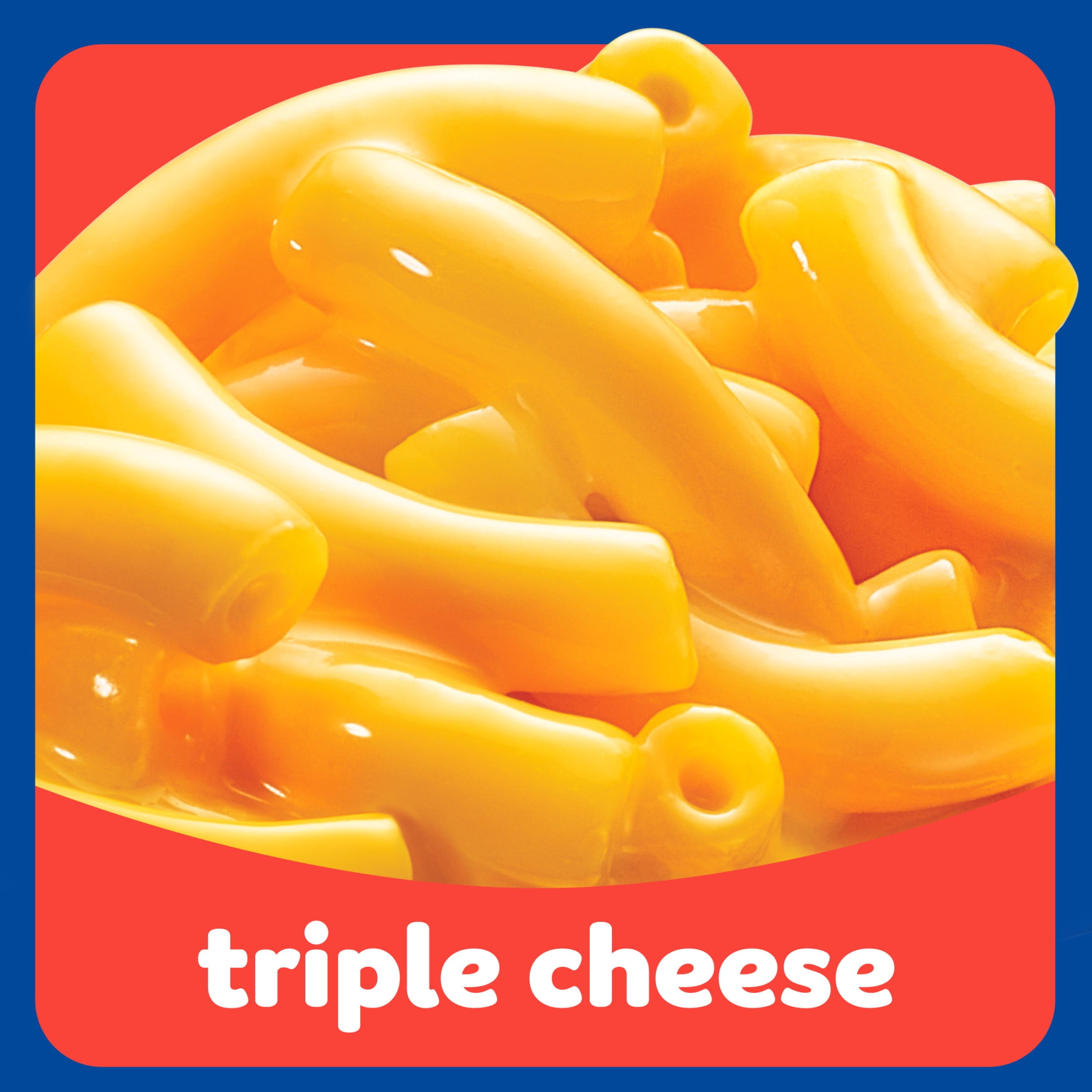 Kraft Mac and Cheese, 1 Big Cup, for Easy Dinner or Dinner Sides, Triple Cheese, No Artificial Flavors, Preservatives or Dyes, 4.1 oz