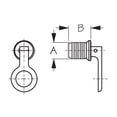 thumbnail image 2 of Sea Dog Boat Drain Plug 520075-1 Snap Handle Drain Plug; 1 Inch Size; Stainless Steel/Nitrile Rubber; Without Retention Chain, 2 of 2