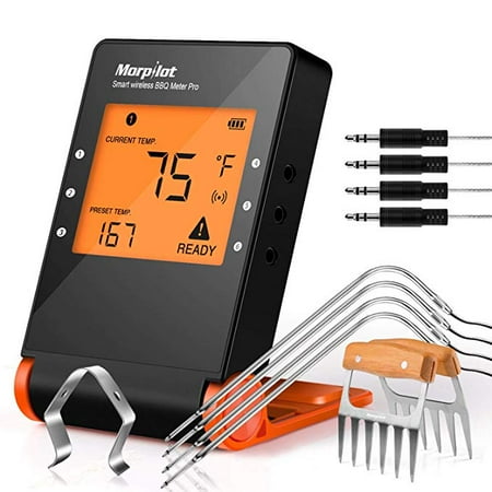 Wireless Remote Digital Cooking Food Meat Thermometer Bbq Grill