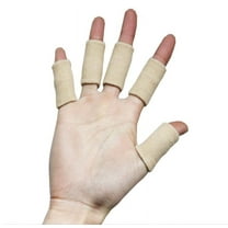 10Pcs Sports Stretch Finger Elastic Support Splint Guard Bands Bandage Wrap Baskeyball Volleyball Fingerstall Sleeve Protector