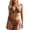 C-Khaki299, variant on DHFJKG Two Piece Swimsuits Women Bikini Set Side Tie Halter Top High Waist Briefs Bottoms Leopard Print Summer Stylish Beachwear