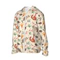 thumbnail image 2 of Fotbe Autumn Forest Animals Men's Women's UPF 50+ Sun Protection Jacket Hooded Cooling Shirt with Pockets Hiking Outdoor Performance-XX-Large, 2 of 8