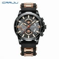 thumbnail image 4 of Crrju 2290 new men's fashion watch six-pin belt business Watch calendar elegant, 4 of 9